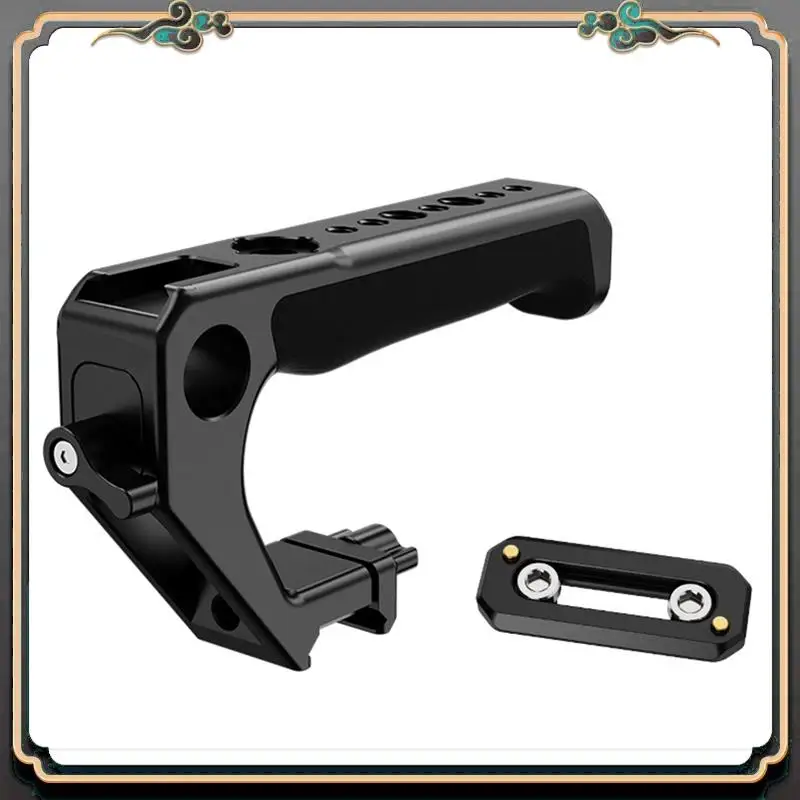 ASMA-DSLR Camera Top Handle Grip Camera Cold Shoe Adapter Mount G Rip With Clamp Rail Cold Shoes 1/4" 3/8" Threads