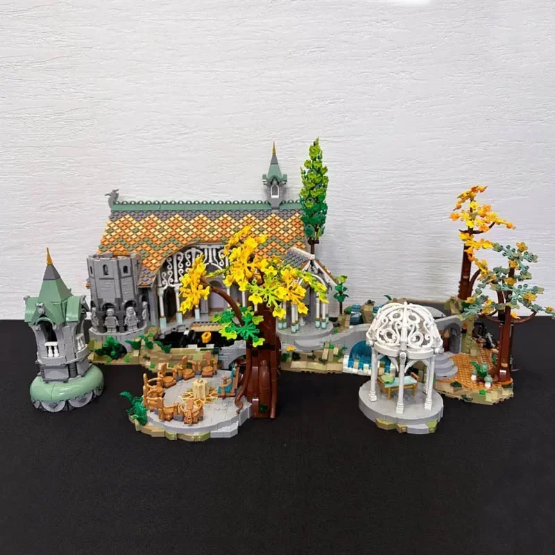 NEW IN STOCK 6167Pcs Famous Movie Rivendell 10316 Lorded of the Rings Castle Building Blocks Bricks Toys Adults Christmas Gifts