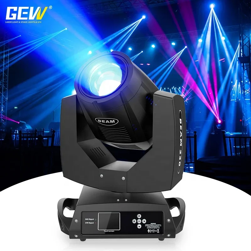 

GEVV Stage Lighting Equipment DMX 230W Sharpy 7r 230 Beam Moving Head Light For Wedding DJ Disco