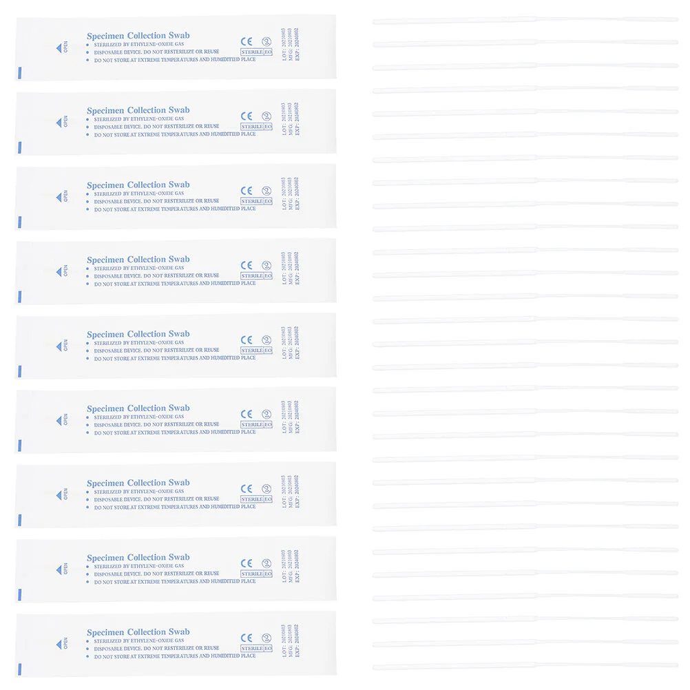 cotonete-nasal-esteril-algodao-amostrador-nasofaringeo-colecao-amostragem-reunindo-120-pcs