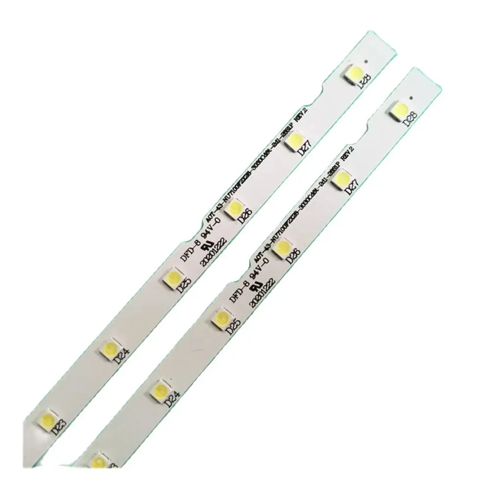 

LED strip(2)for Samsung UE43N5510 43NU7100 UE43NU7100 UN43NU7100 UE43NU7100U AOT_43_NU7100F UE43NU7120U UE43NU7170U BN96-45954A