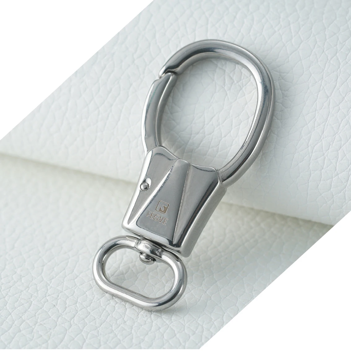 316L Stainless Steel Simple Men Keychains Car Key Chain Mini Shape Key Ring Holder Bag Charm Pendant Paired Trinket Accessories