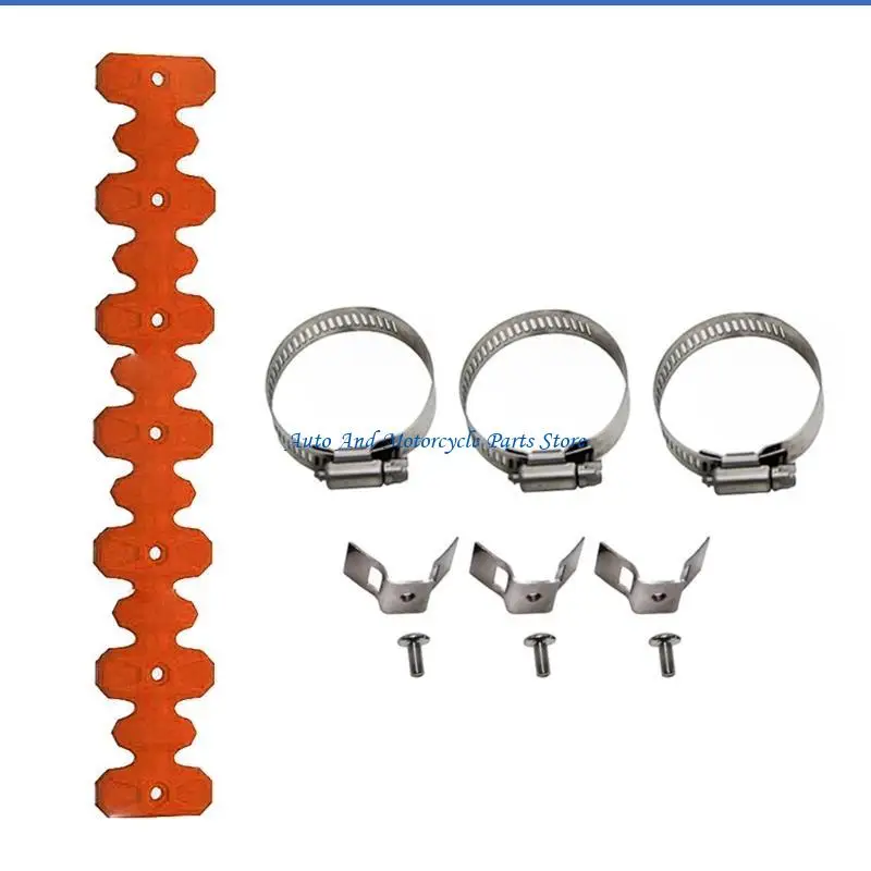 P9FD Flexibler Auspuff-Hitzeschild-Kopf, Rohrschutz, Isolierung, Schalldämpfer-Schutzabdeckung – Detail 5