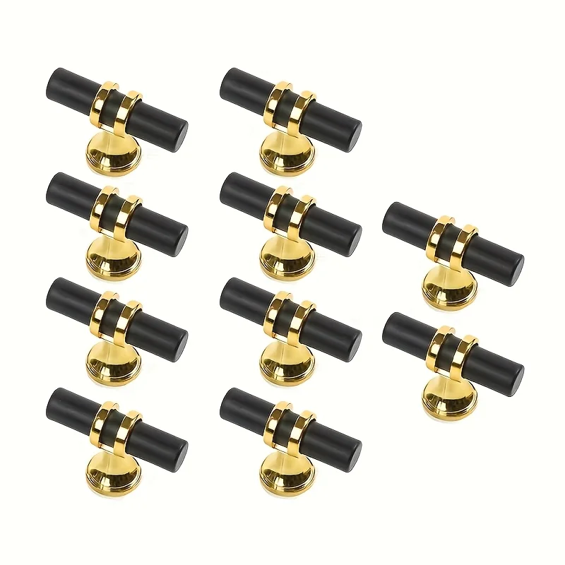 4/6/12pcs Wardrobe Door Handle Modern Simple Light Luxury  Cabinet Handle Black  Cabinet Door Drawer Small Handle