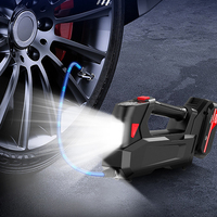 Car Tyre Inflator Portable Intelligent Digital Display Air Compressor  10 S Fast Charge With LED Lighting 12 V Wireless Air Pump