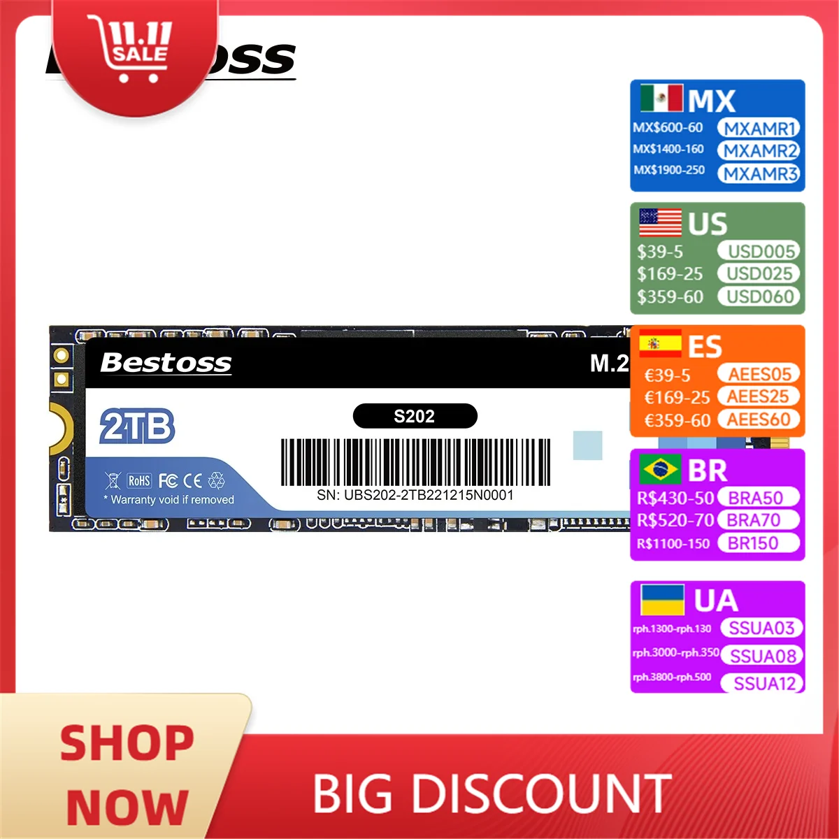 

Твердотельный накопитель besброшь Ssd M2 2280 Sata 3 1 ТБ Ssd диск 128 ГБ 256 ГБ 512 ГБ Внутренние твердотельные диски Diy игровые компьютеры S20249