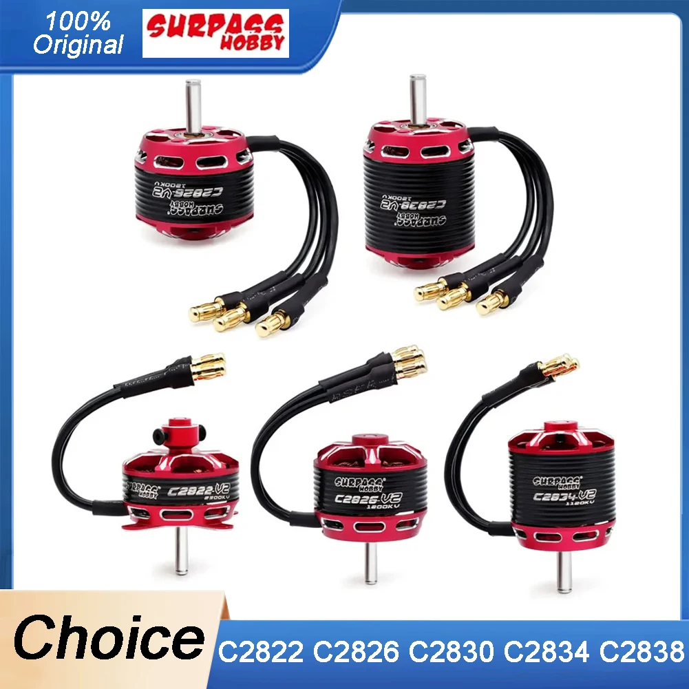 

RC Hobby C2822/C2826/C2830/C2834/C2838 V2 14-полюсный бесщеточный двигатель Outrunner для самолета с неподвижным крылом 2-4S, высококачественный хобби Gra1