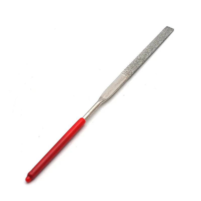 Diamond Fret Leveling File Round Metal Fret File for Guitar Repair Nut/Saddle Shaping Tool Luthier Fret Buzz Fixing Tool