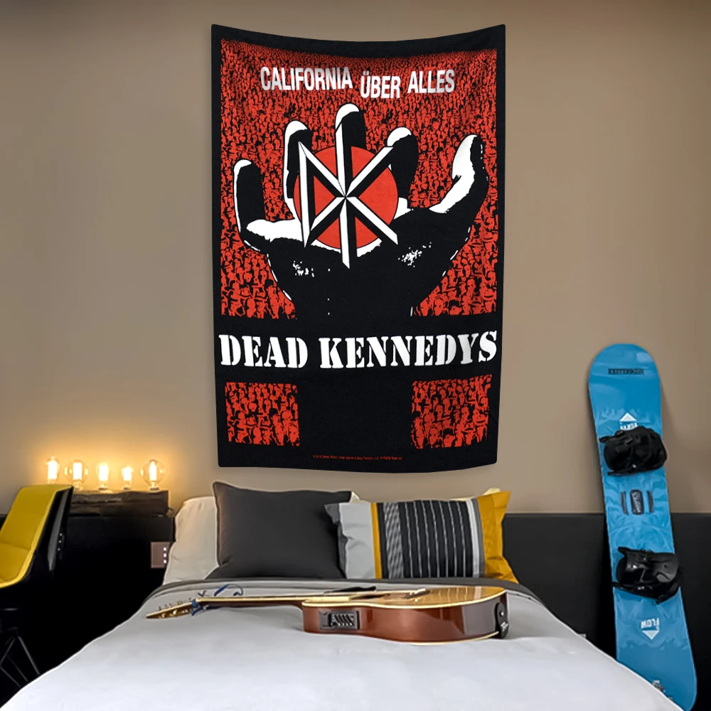 American Rock Band Tapestry D-Dead K-Kennedys Poster Home Decoration Bedroom Dormitory Wall Hanging Carpets Concert Decor