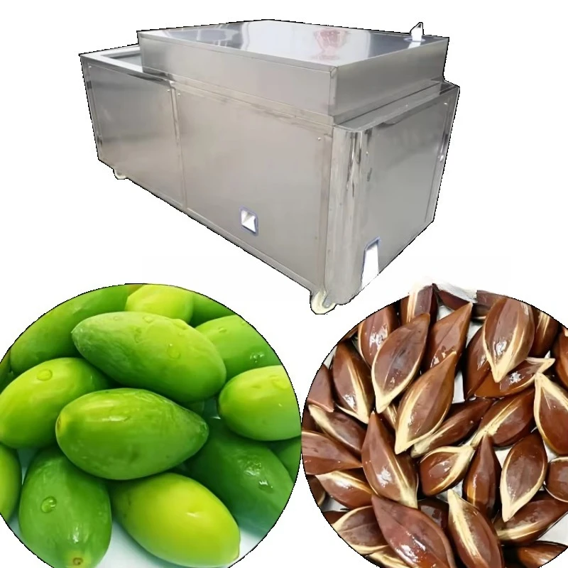 Commercial High-Capacity Olive/Plum/Date Core & Seed Remover Machine - Automatic Fruit Pitting Equipment for Processing Plants