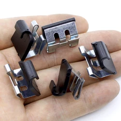 10Pcs Metal Structure Left or Right Rear Sunshade Clip for Renault Megane Fluence Laguna Scenic Curtain Fastener Clip