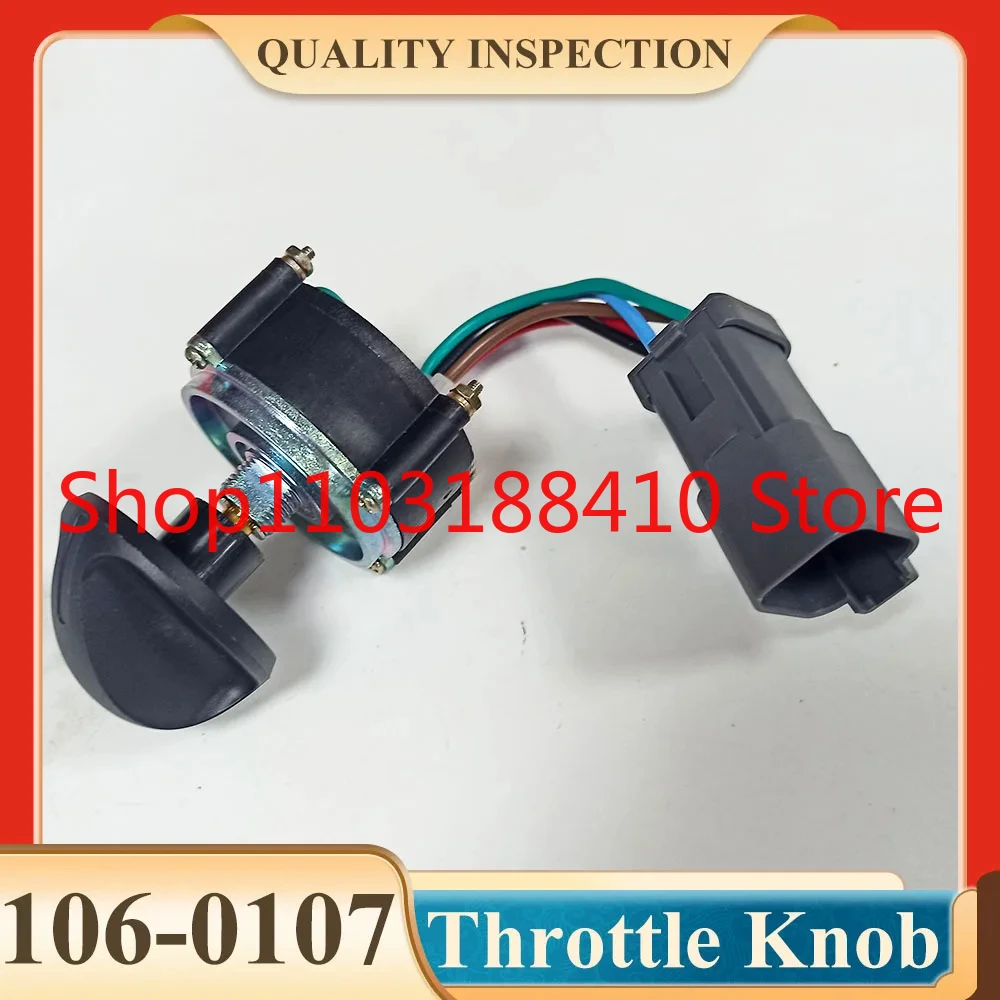 

E320B 320D E320B E320C Excavator Throttle Knob 1060107 106-0107 Excavator Rotary Switch
