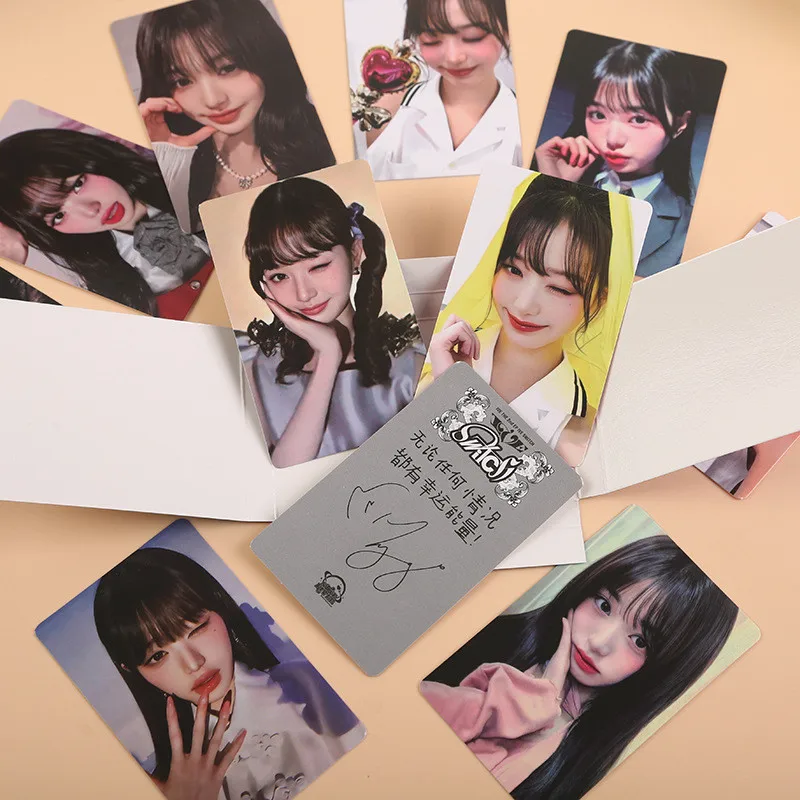 New Kpop Idol IVE SWITCH Album Photo Card Yujin Gaeul Wonyoung LIZ Rei Leeseo High Quality Member Photocards DIVE Gift