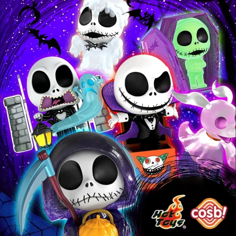 

В НАЛИЧИИ Горячие игрушки Cosbi The Nightmare Before Christmas Слепая коробка Vol.3 Коллекция Аниме Фигурка Тайная игрушка Подарок на Хэллоуин