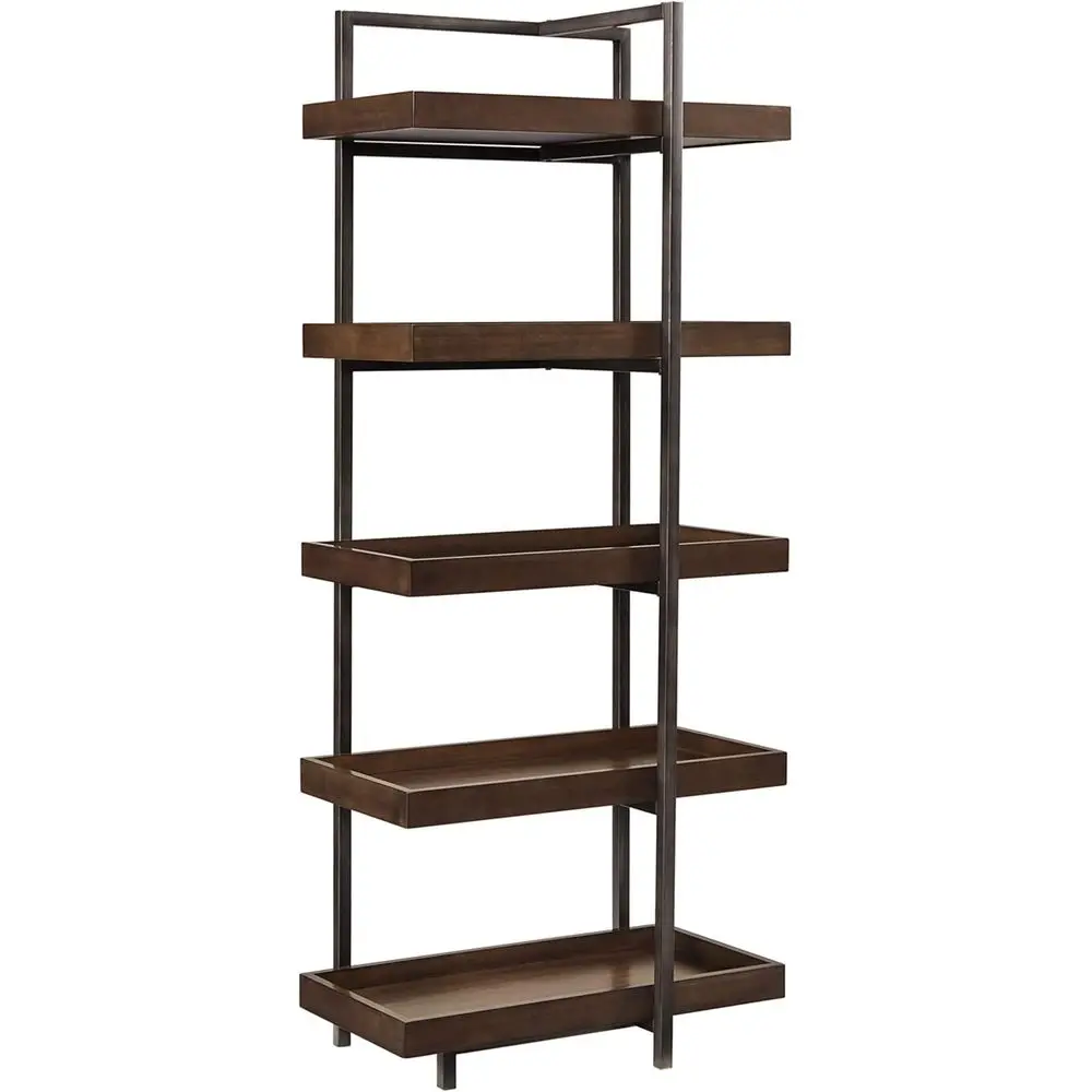 Signature Design by Ashley Starmore Industrial Entertainment Center Pier or Bookcase, Brown