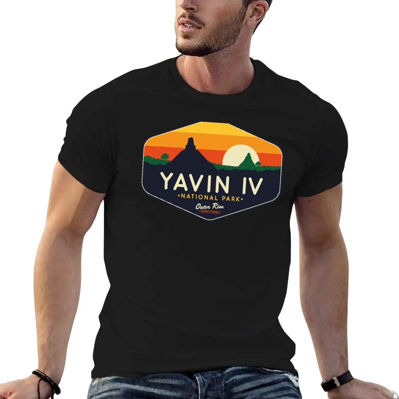

Yavin IV - National Park T-Shirt t shirts for man cotton anime t shirts for man T-Shirt