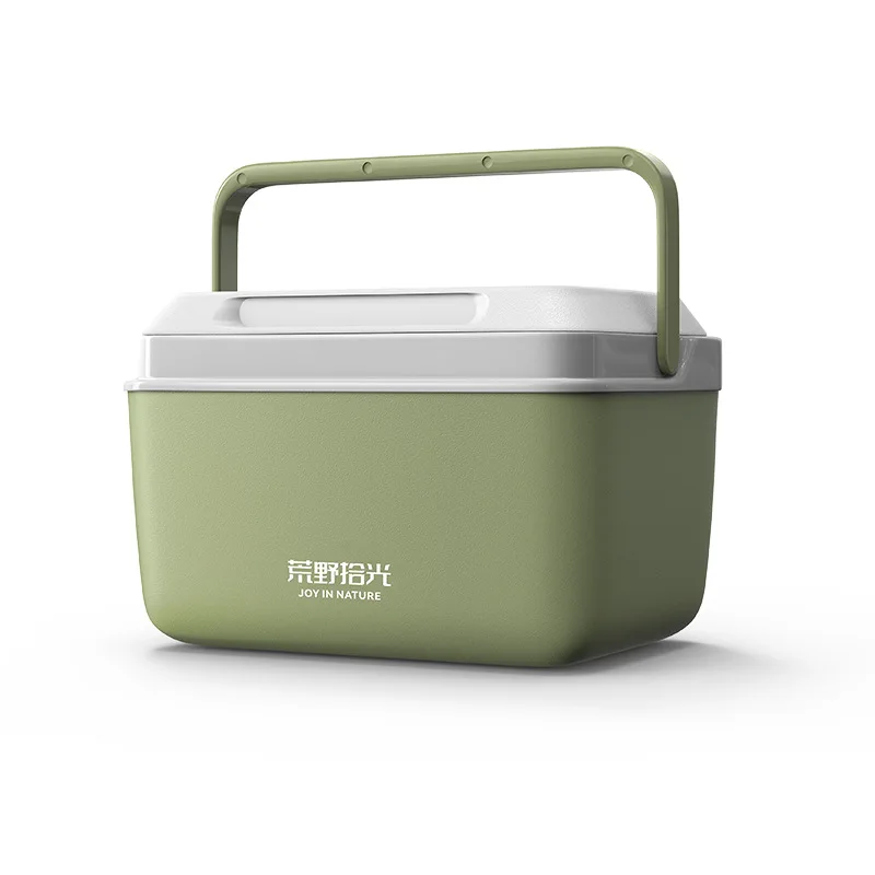 

8L/13L Portable Cooler & Warmer Box, Outdoor Insulated Ice Chest for Camping Car Fishing, Thick Anti-Crush Lock-Fresh Cooler