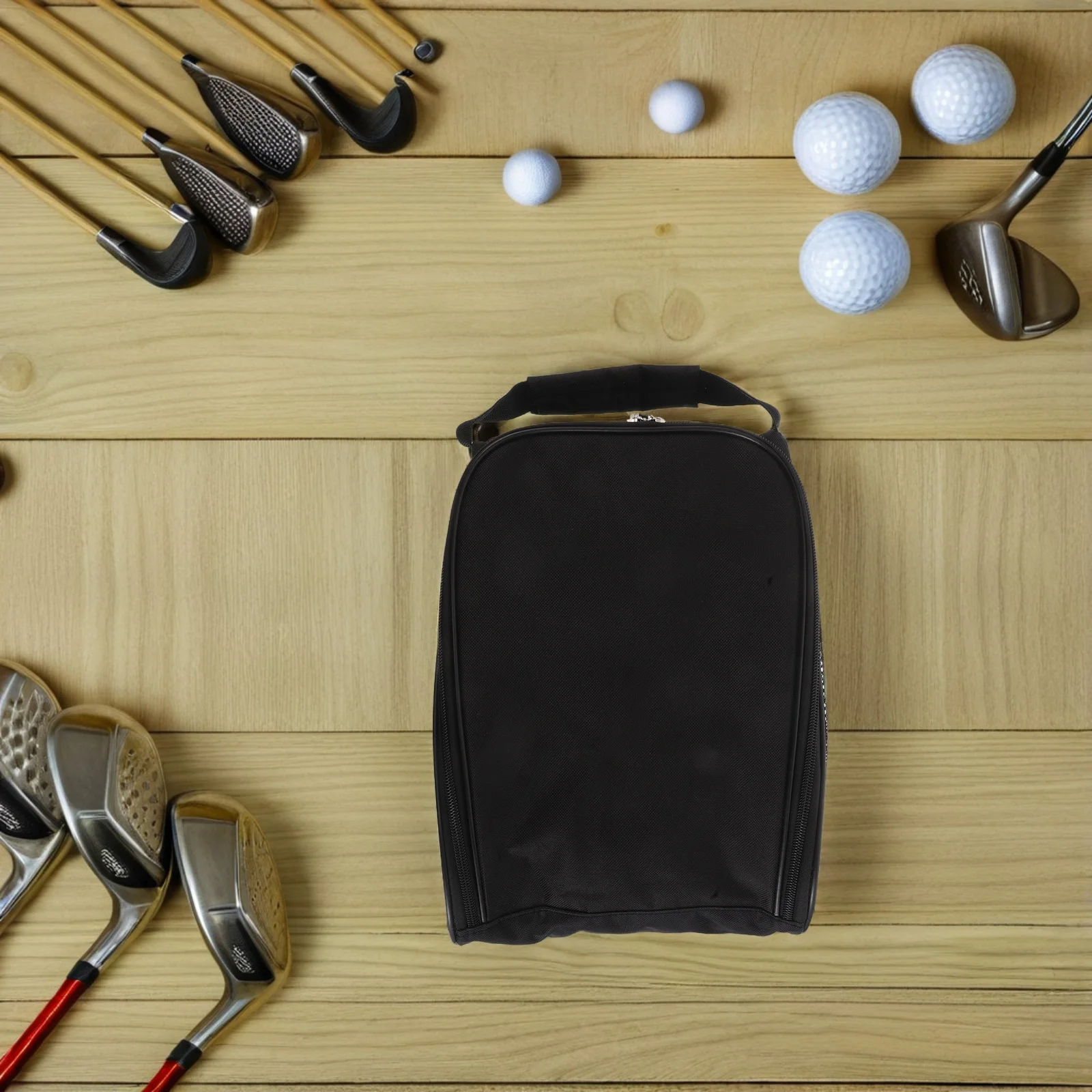 

Golf Shoe Bag Breathable Mesh Large Capacity Portable Travel Sports Shoe Carry Organizer for Golf Outdoor Activities