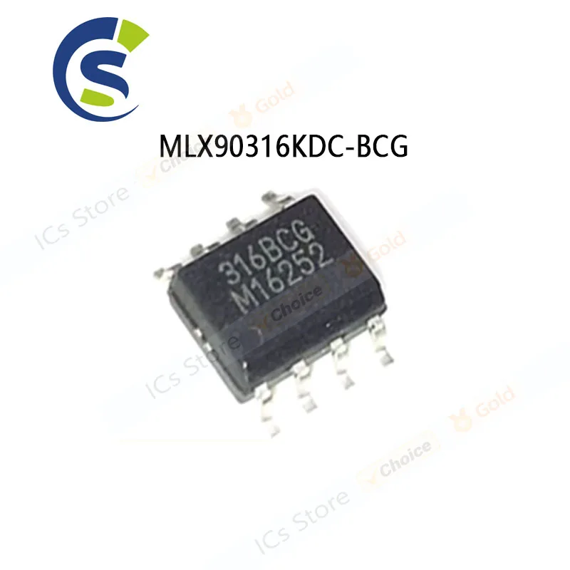 

10PCS/lot Best quality 316BCG 316BDG SOP-8 316CDM MLX90316KDC-BCG MLX90316KDC-BDG MLX90316KDC-CDM MLX90316LDC-BCS