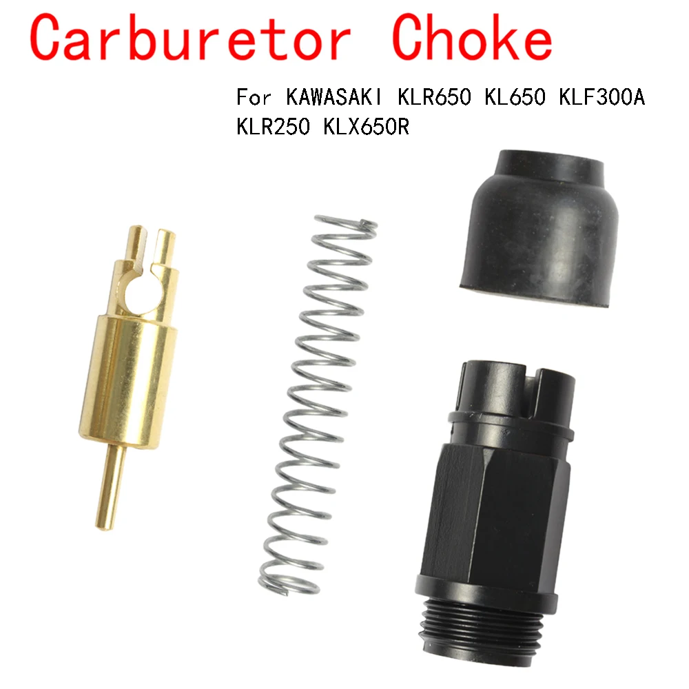 

For KAWASAKI KLR650 KL650 KLF300A KLR250 KLX650R 86-96 MODELS Carburetor Choke Plunger Starter Set 16012-1055