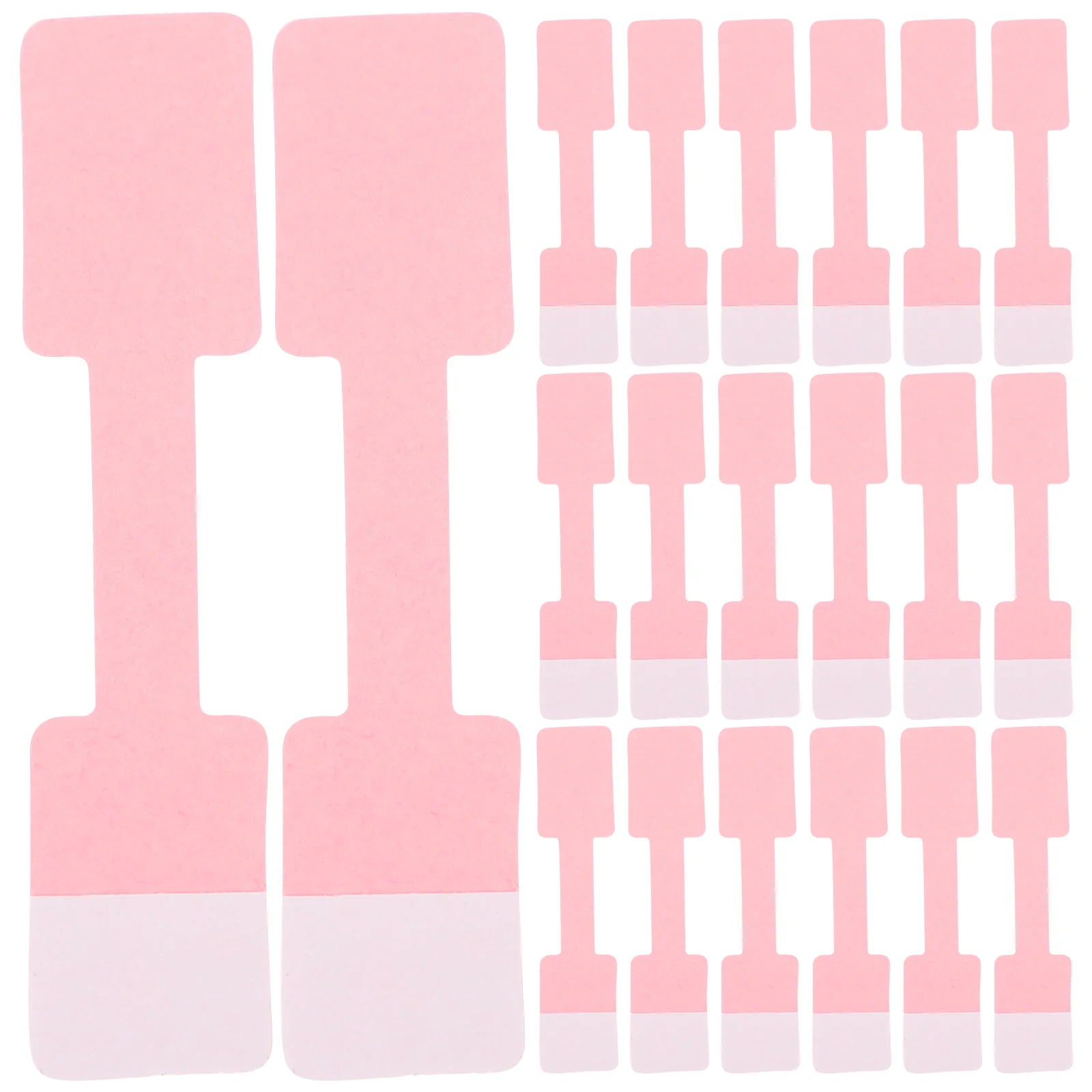 100 Pcs Jewelry Price Tags Bracelet Pricing Label Adhesive Sticker Supplies Square Head Earring Labels