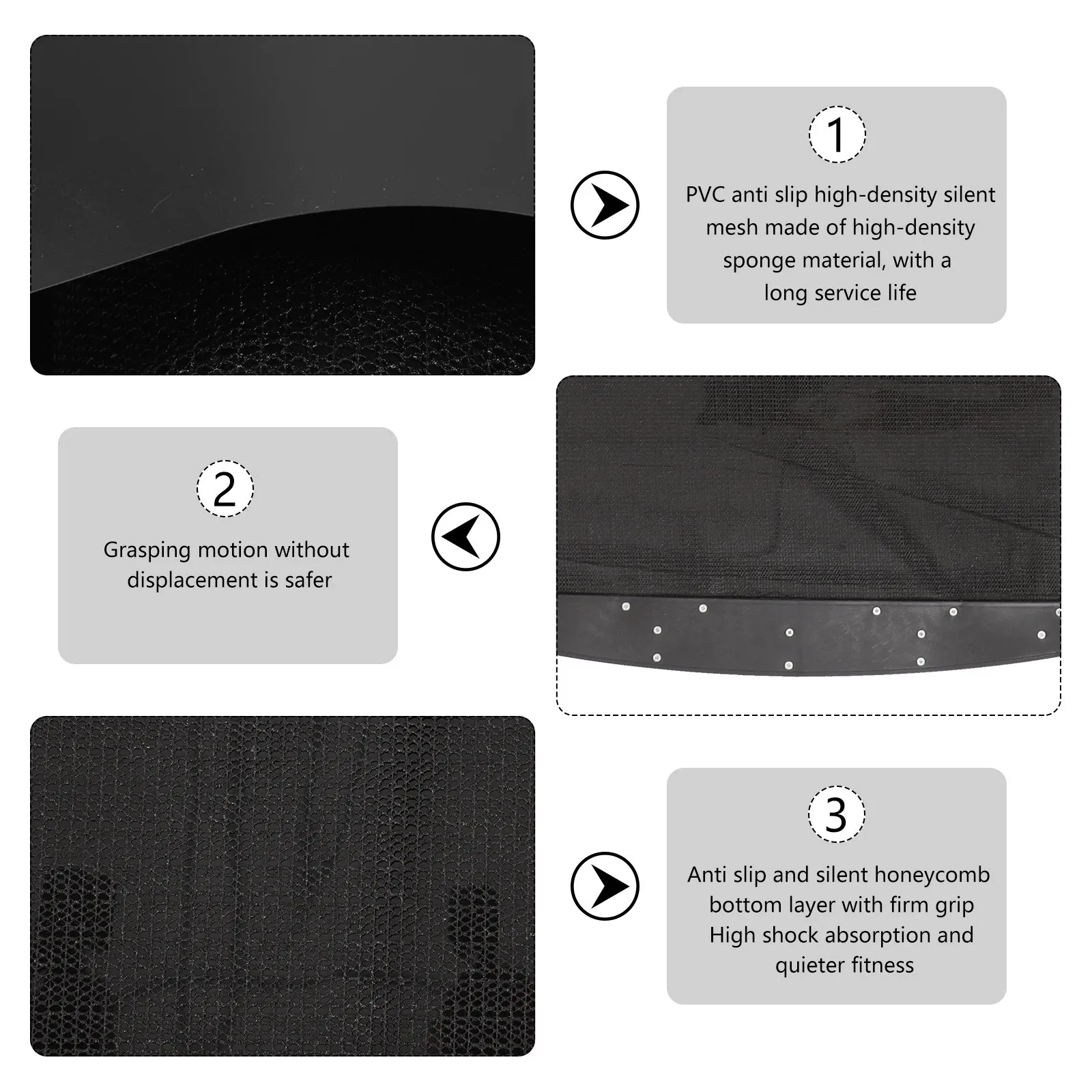 Premium Slide Board for Home Fitness Gym Training Balance Exercise Ice Hockey Conditioning Non Slip Low Noise Portable Compact