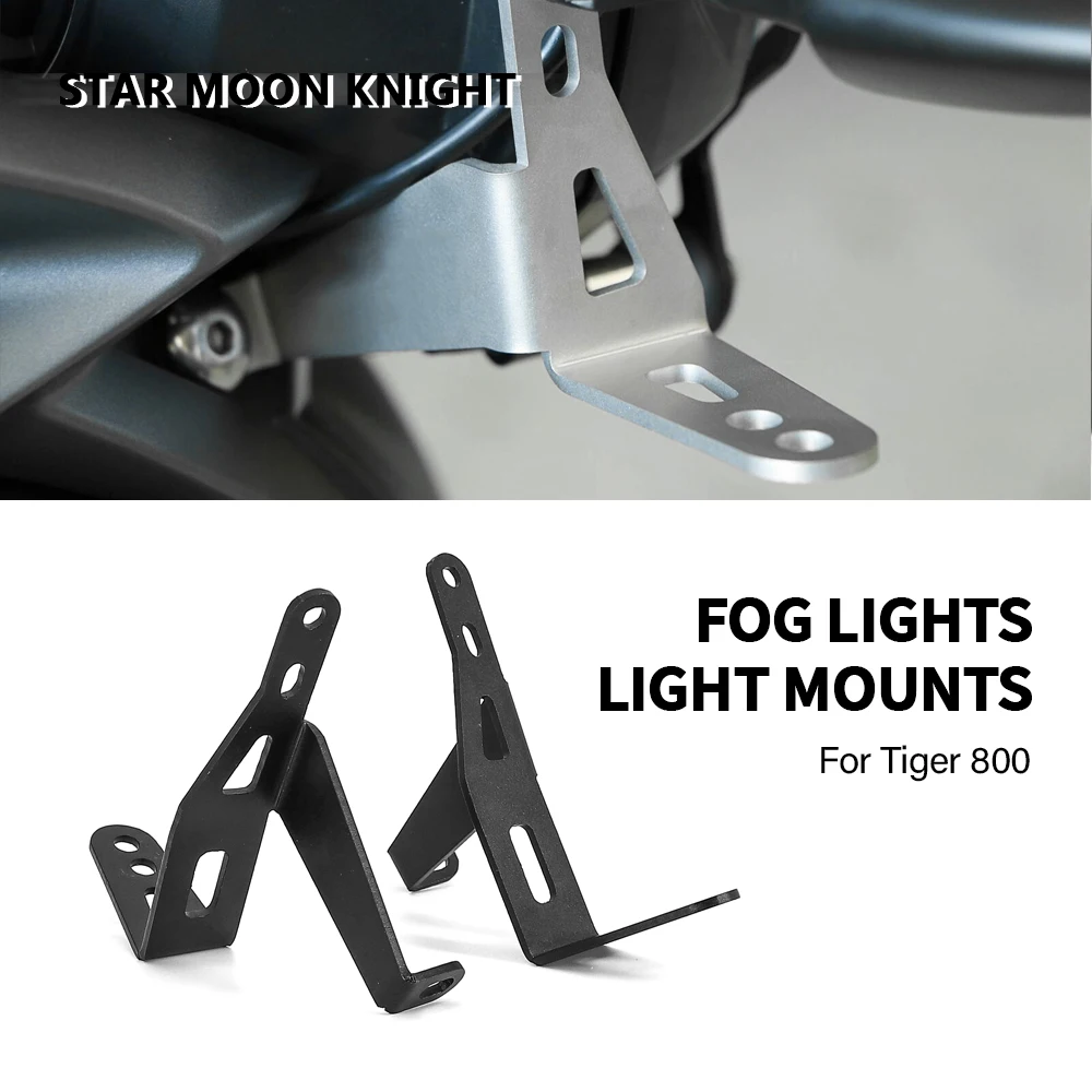 

For Tiger800 For Tiger 800 XCX XRX 2010 - 2022 Motorcycle Auxiliary Light Mounting Brackets Driving Lamp Spotlight Holder