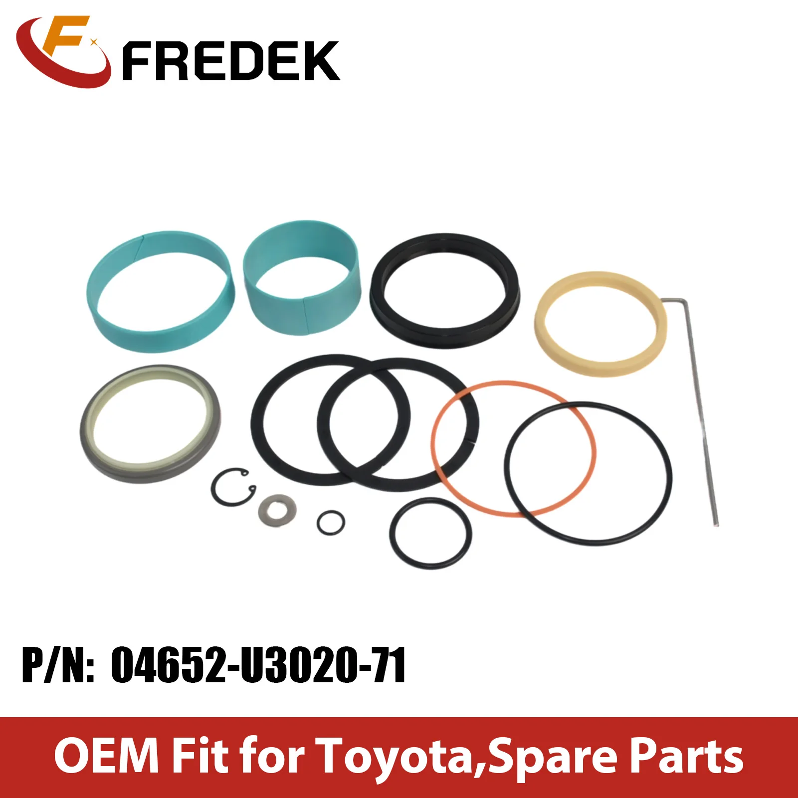 China Supplier Forklift Hydraulic Parts Cylinder Repair Kit 04652-U3020-71 Lift Cylinder Seal Kit for Toyota Forklift in Stock