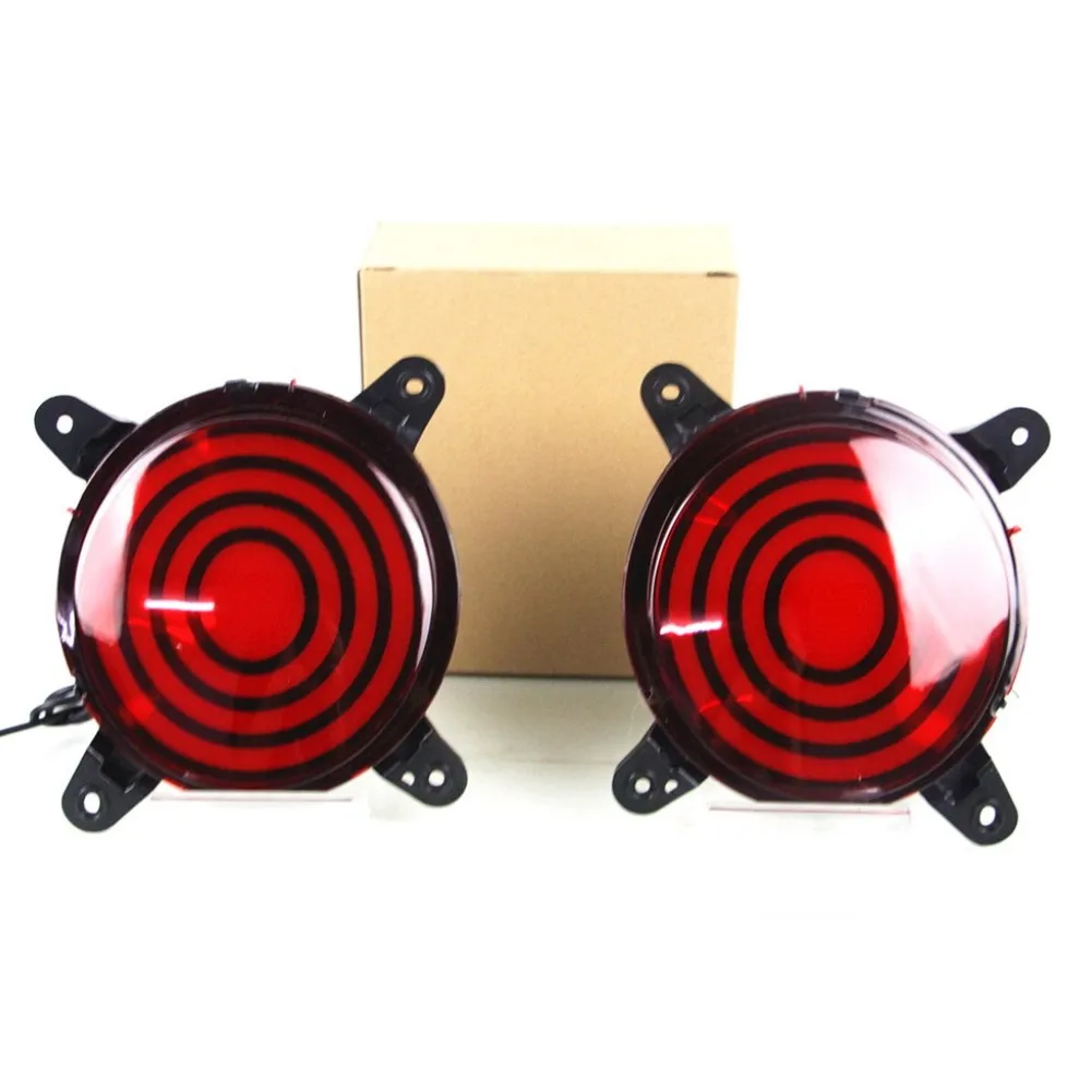 

July King Car Brake Lights Compatible for Hyundai I10 2017 2018, Red LED Brake Light + Night Running Warning Light DRL