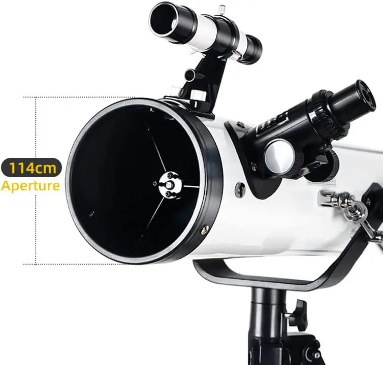 

Telescope 76 mm Astronomical Telescopes with Tripod Phone Adapter For Beginners