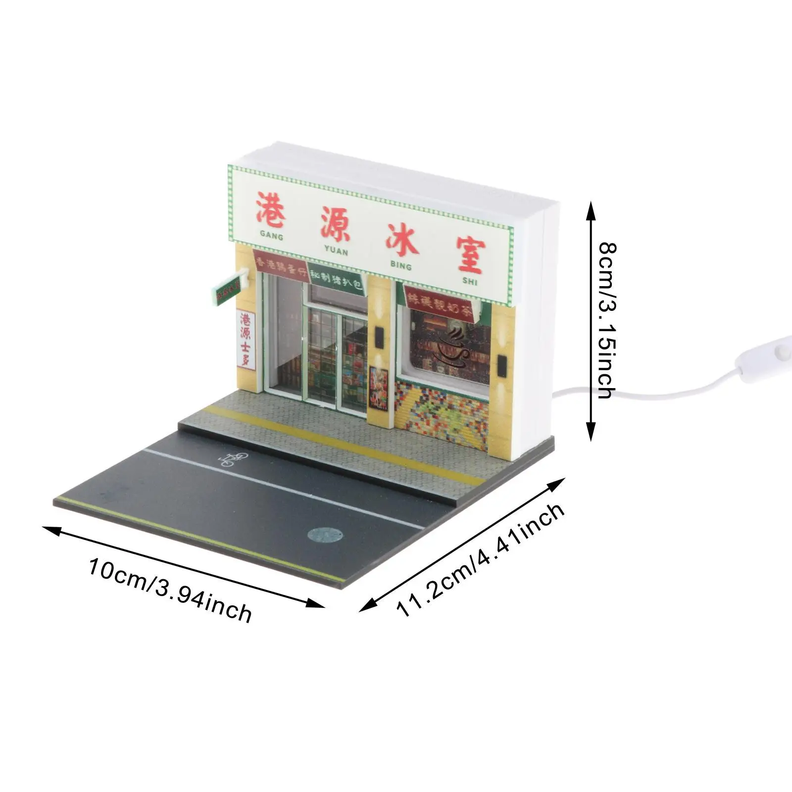 Tampilan Pemandangan Diorama Adegan Tampilan Mobil Model 1/64 untuk Ruang Tamu Desktop