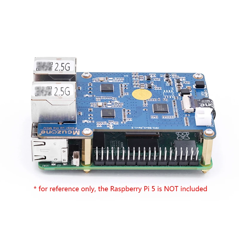 Imagem -04 - Pcie para Dual 2.5g Ethernet Hat para Raspberry pi Chip Rtl8125 so Oficial Drive- Novo Mp2.5gd