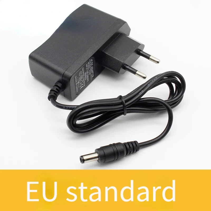 1PCS 12V1A  AC 100V-240V Converter EU Power Adapter DC 12V 1A 1000mA Power EU Plug DC 5.5mm X 2.1mm