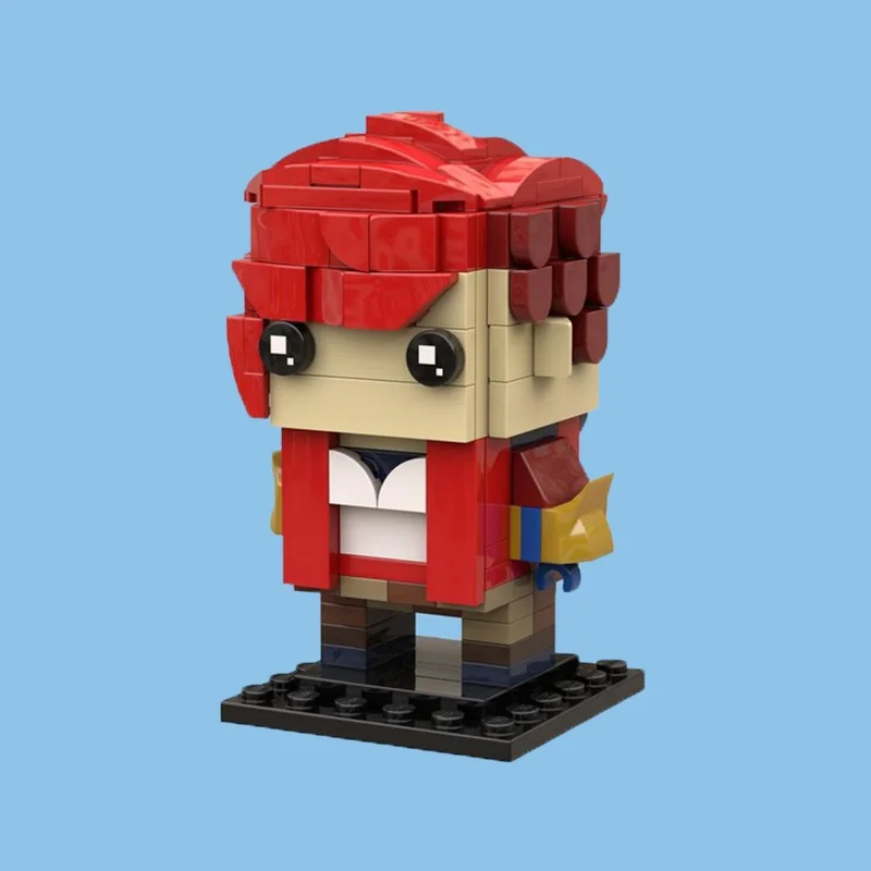 439 قطعة MOC Jinx Vi Arcane Brickheadzed نموذج ألعاب مكعبات البناء العمارة لتقوم بها بنفسك هدايا عيد الميلاد الإبداعية التعليم الطوب الاطفال #2