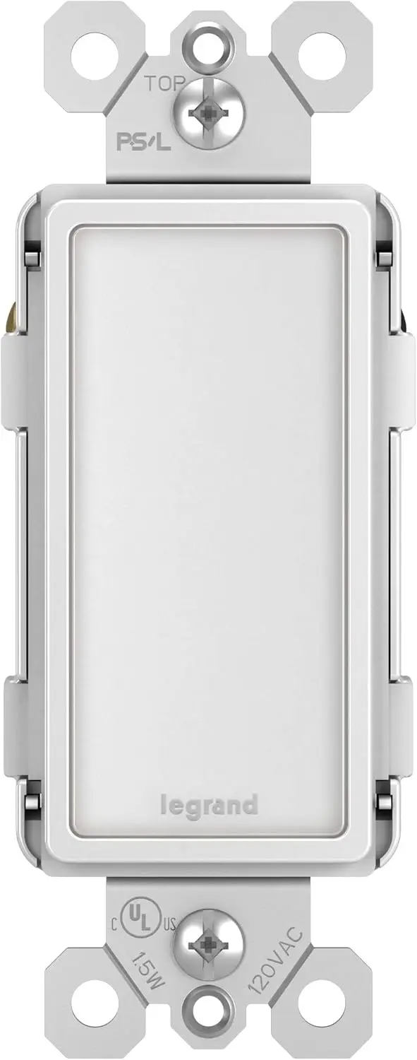 

Adjustable LED Night Light Outlet, 5 Brightness Levels, Auto Sensor, Ideal for Hallway & Stair, Easy Install, White