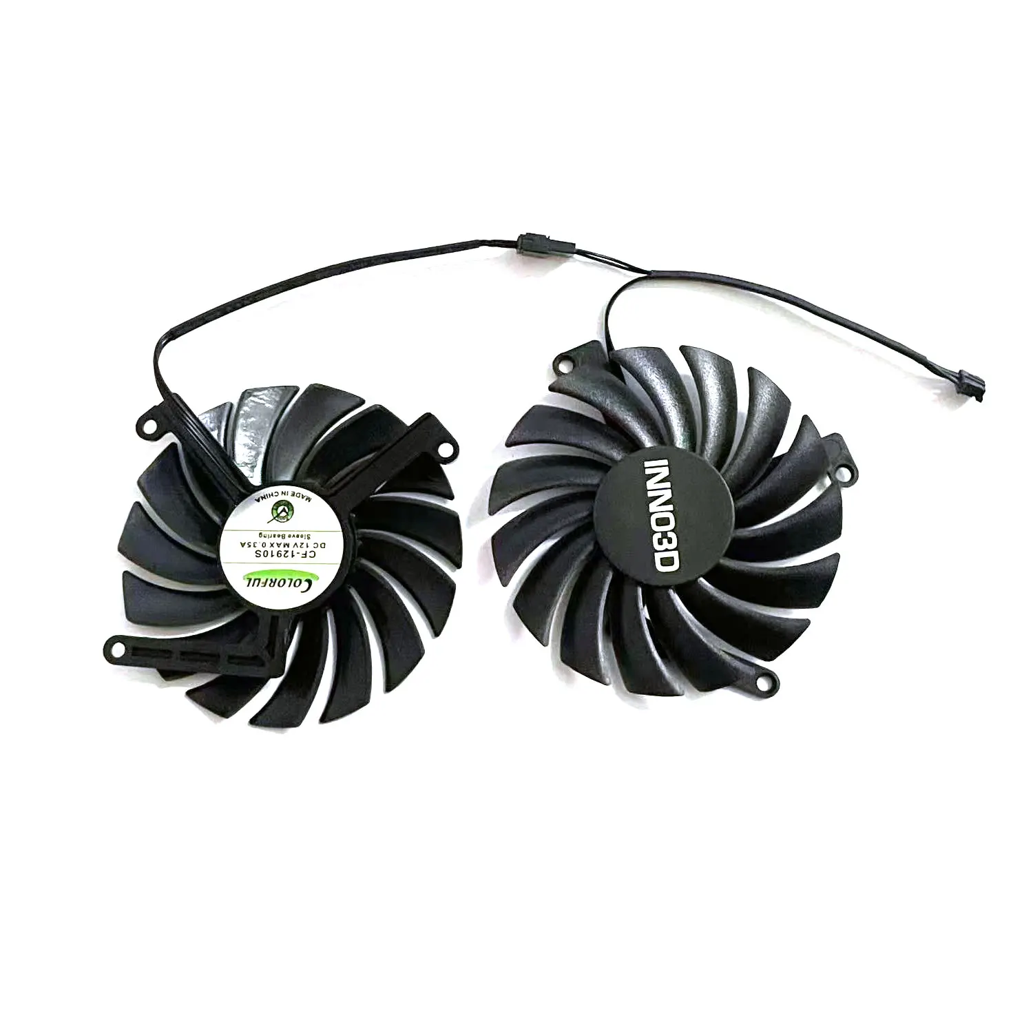 85MM 4PIN CF-12915S RTX3050 3060TI GPU Fan For Inno3D GeForce RTX3070 RTX3060Ti RTX 3060 RTX3050 RTX2060 Graphics Card