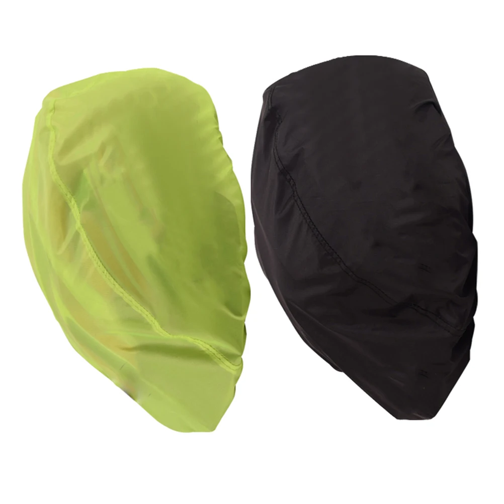 

2pcs Rainproof Cover Cycling Hat Beanie Dirt Bike Helmets Waterproof Motorcycle Riding Accessories Reflective Safety Gear