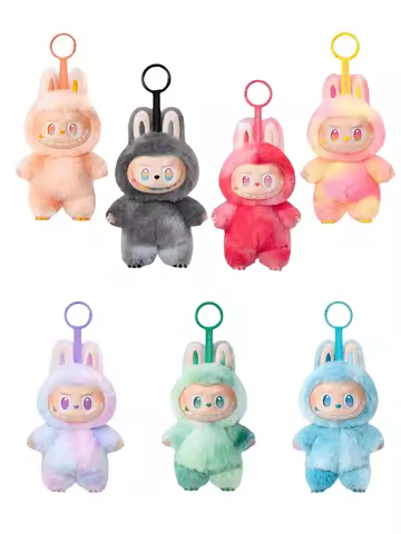 The Monsters Lububu V3 Big Into Energy Series Anime Macaron Figure Vinyl Face Doll Blind Box Figure Model Keychain Surprise Gift