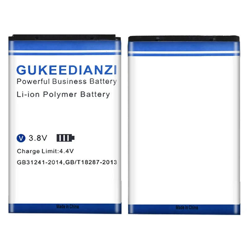 GUKEEDIANZI Highly Battery BL-5CB 2300mAh For Nokia 3108 2135 6086 6108 6230 6820 7610 N72 N91 100 101 103 105 109 111 113