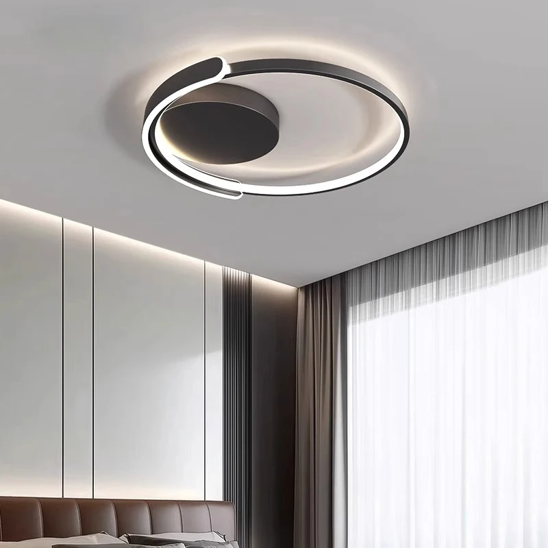 

Modern Minimalism Bedroom Led Ceiling Lamp Circle Ring Dimmable Living Dining Room Lamps Lighting Home Decor Lustre Fixtures