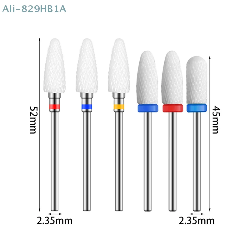 Perceuse à ongles électrique, tête de meulage, céramique, tungstène, acier, manucure, polissage, outil de nettoyage, ongles, outils spécialisés, salon