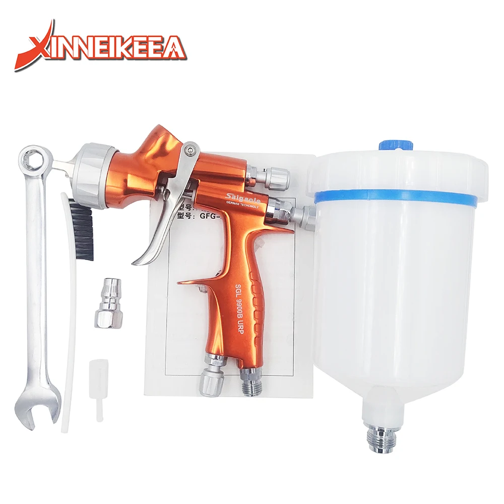 Saigaole 9900B Automotive Finish Paint Spray Gun HVLP High Atomization Sheet Metal Paint Waterborne Paint Varnish Air Spray Gun