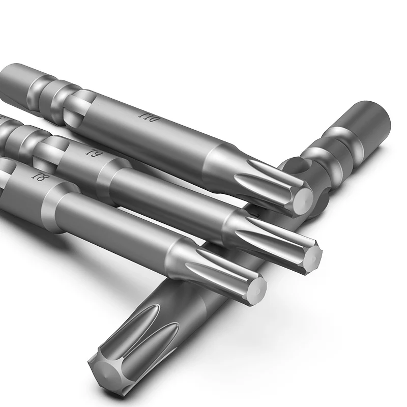 Imagem -02 - Elétrica Torx Chave de Fenda Bits Chave de Fenda Magnética Ferramentas Manuais Haste t1 t2 t3 t4 t5 t6 t7 t8 t9 T10 T15 40 mm 800 Milímetros 10 Peças