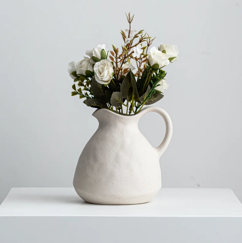 花と葉の装飾 陶器の花瓶 家の装飾の花瓶,陶器の花瓶,野菜のガーデニングの付属品,磁器 - AliExpress