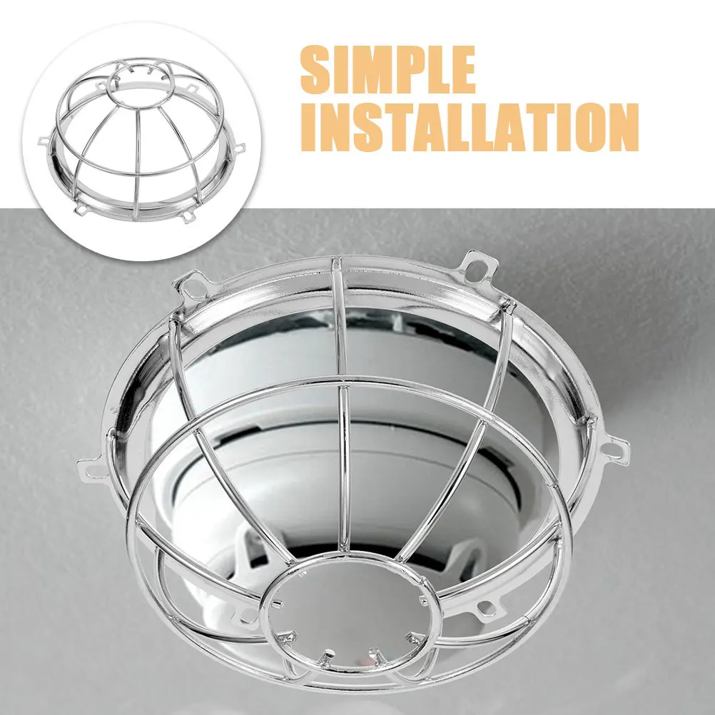 2pcs Fire Sprinkler Protection Cover Guard Cage Durable For Cooking Sensor Transducer Protective Housing