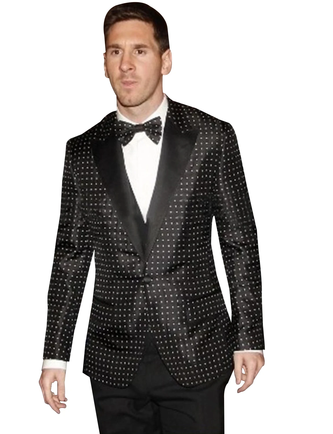 

Men's Suit Two Pieces Peak Lapel One Button Polka Dots Jacket Pants Set