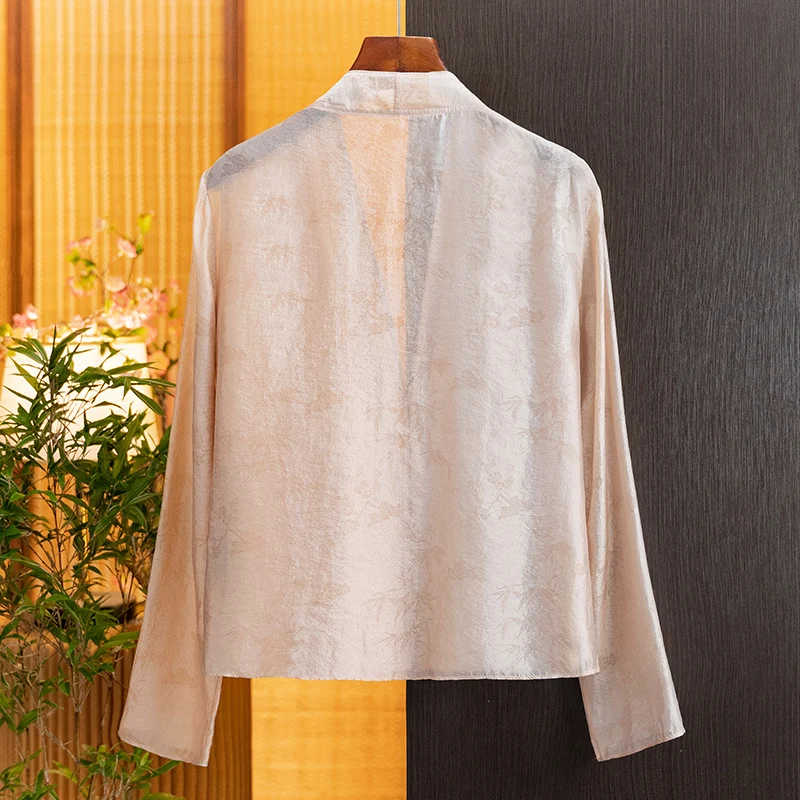 New Chinese-Style Versatile Fashion Jacquard Sun-Protective Jacket for Women, 2026 Summer New Rayon Sun-Protective Short Coat