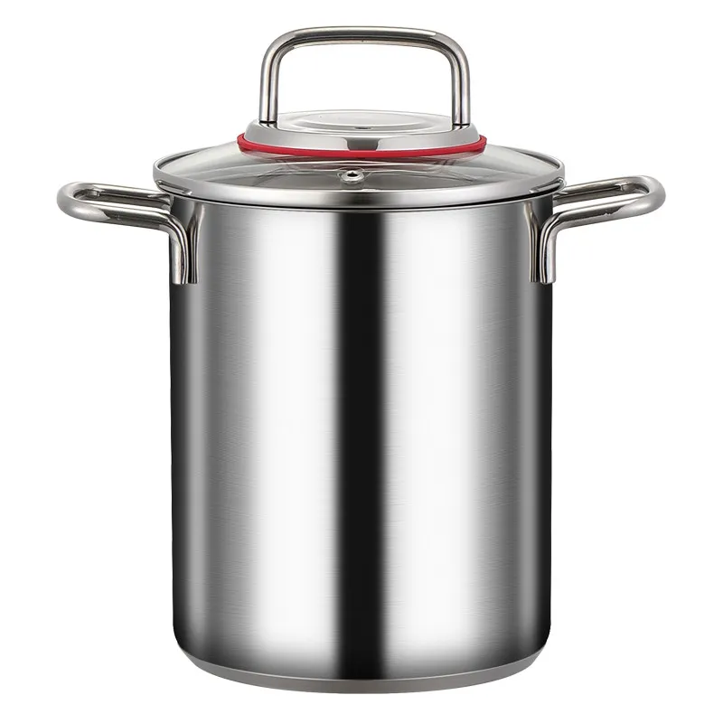 YJQ stainless steel asparagus pot induction cooker deepening soup pot household gas stove
