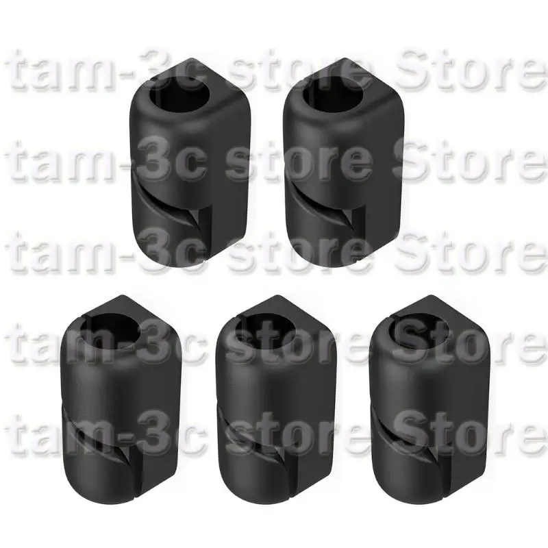 D0UA 5pcs منظمي حامل الأسلاك حامل الكابلات في الهواء الطلق مقطع سلك سلك