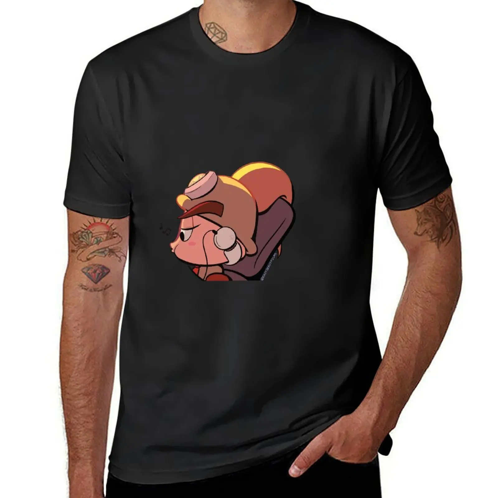 Goombella Studying Lofi Sticker T-Shirt new edition for a boy mens t shirt